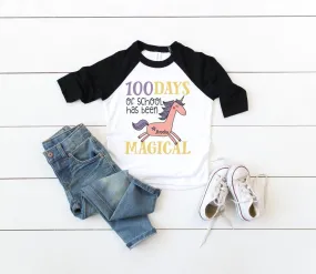 100 days of School Shirt , 100 days of school shirt for girl , 100 days of school gift , Unicorn shirt , personalized Gift For Girl