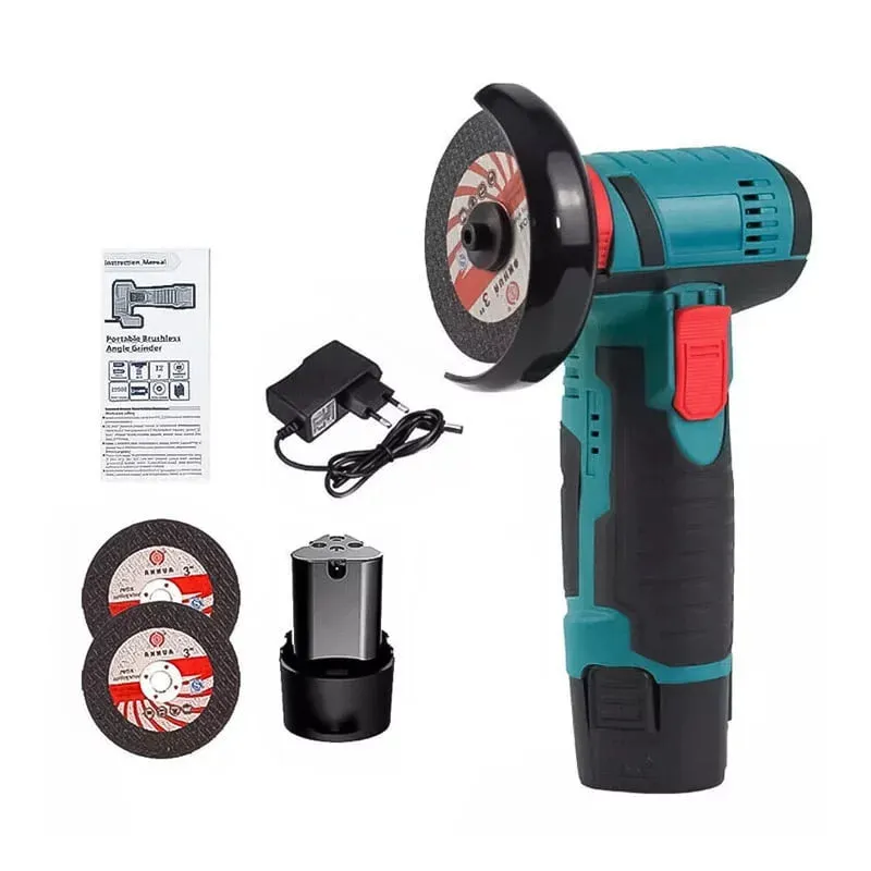 12V Portable Mini Lithium Electric Angle Grinder Tool for Cutting And Polishing