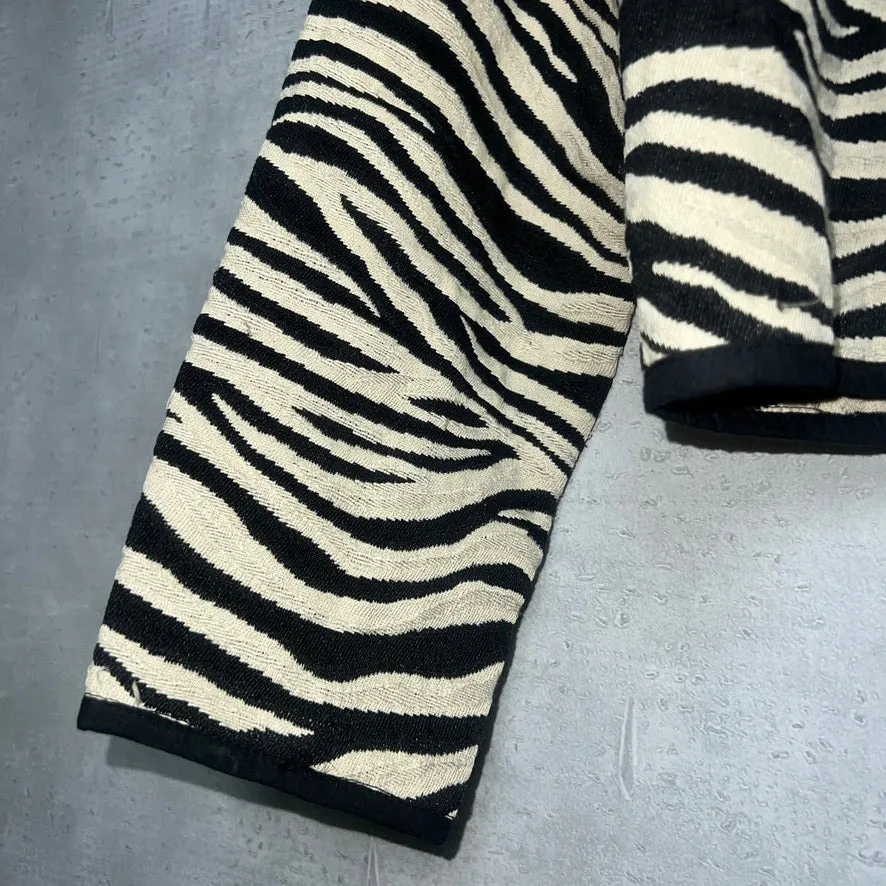 80-90'S INDIA製 / ZEBRA WOVEN RAG JKT