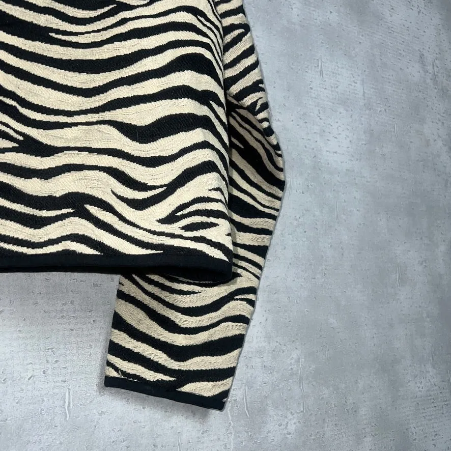 80-90'S INDIA製 / ZEBRA WOVEN RAG JKT