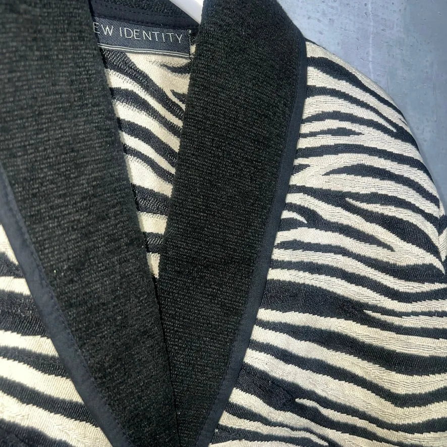 80-90'S INDIA製 / ZEBRA WOVEN RAG JKT