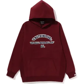 A BATHING APE OVERSIZED PULLOVER HOODIE LADIES