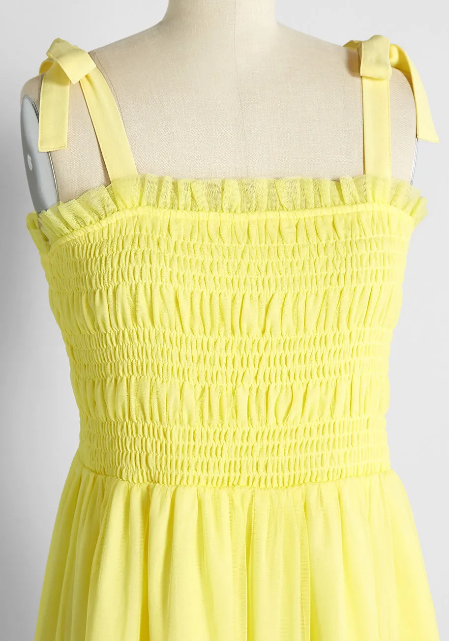 A Little Ray of Sunshine Fit and Flare Dress