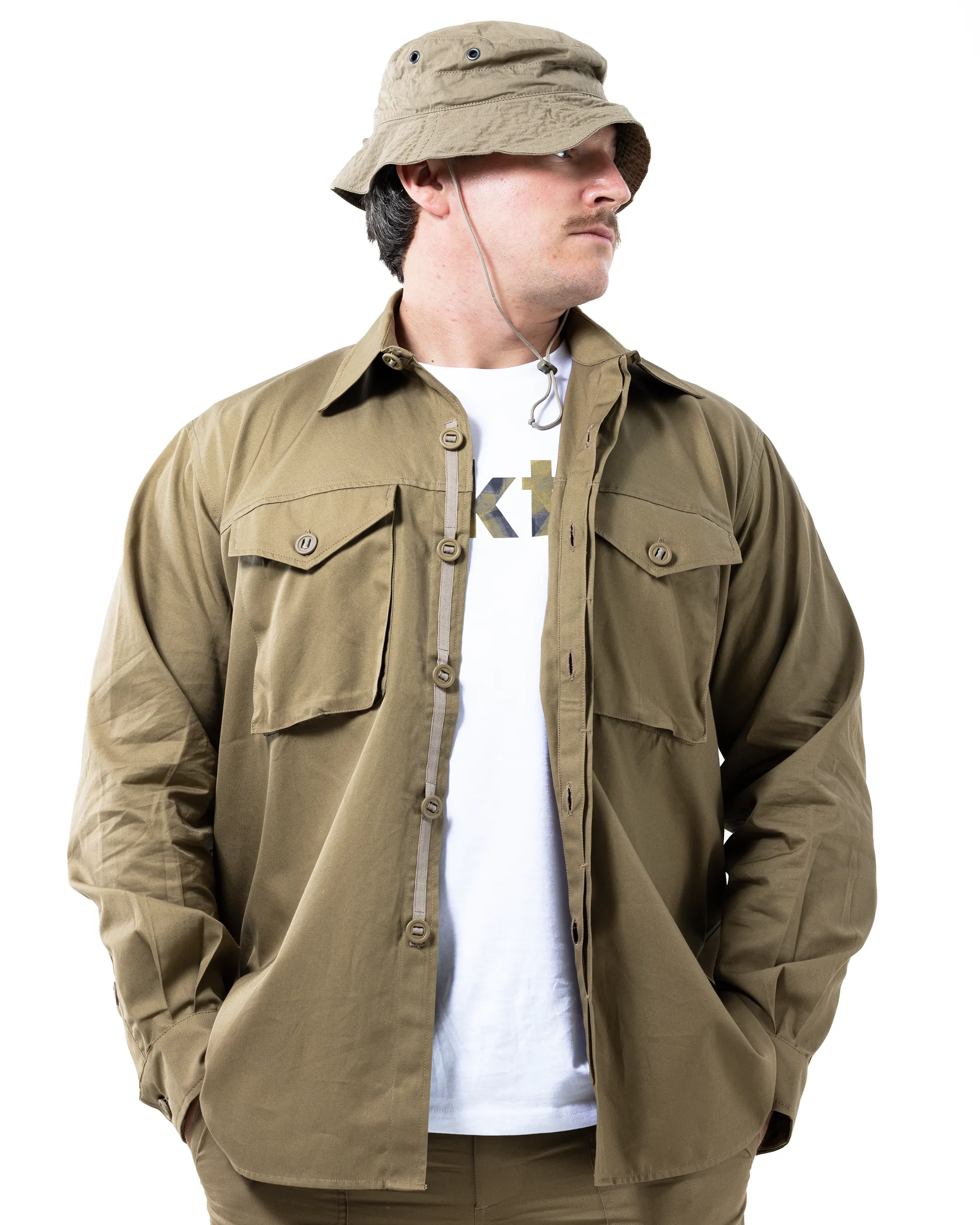 A121 Ferrers Shirt - Khaki