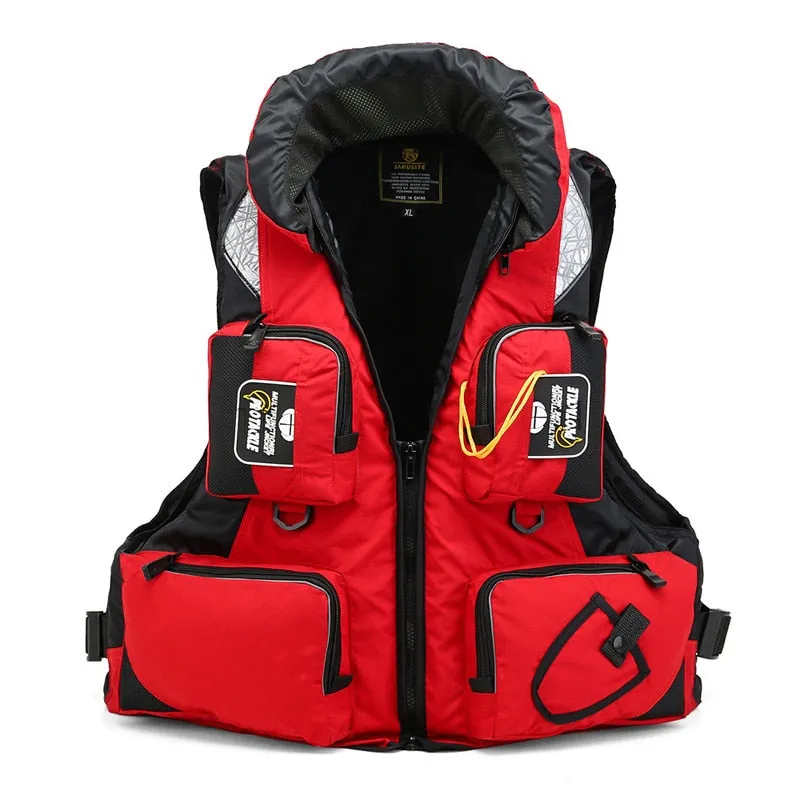 Adult Life Jacket Adjustable Buoyancy Aid Swimming Boating Sailing Fishing Water Sports Safety Life Man Jacket Vest