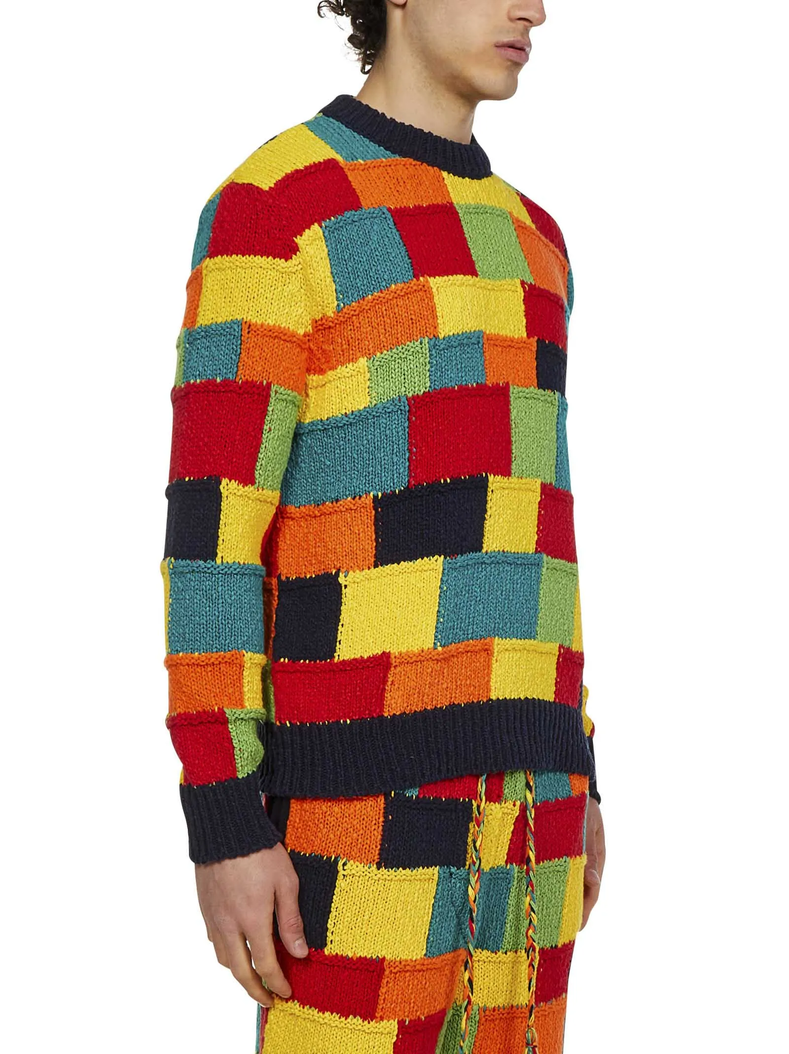 Alanui Colorblock Crewneck Knit Jumper