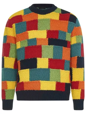 Alanui Colorblock Crewneck Knit Jumper