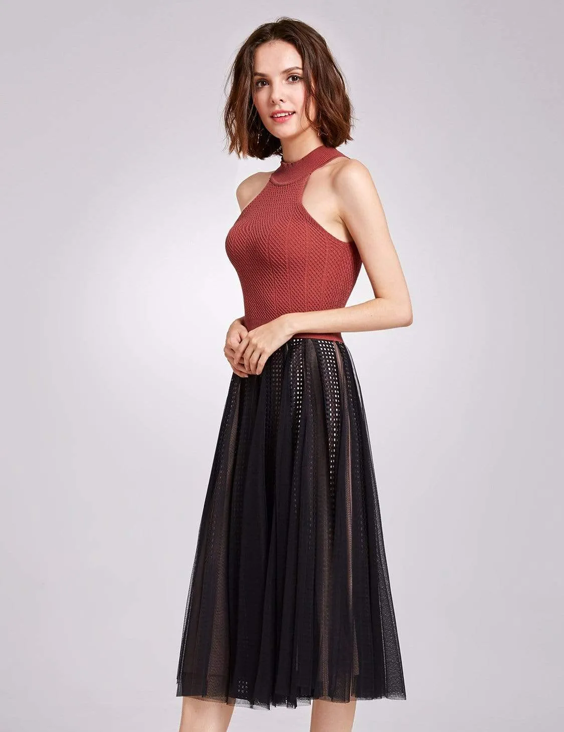 Alisa Pan High Waisted Midi Skirt