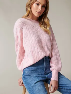 Anya Pretty Pointelle Knit Jumper