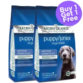 Arden Grange Fresh Chicken Puppy Junior Large Breed Dog Dry Food (Buy 1 Get 1) (Limited Shelf Life)