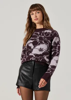 ASTR the Label Saria Floral Sweater