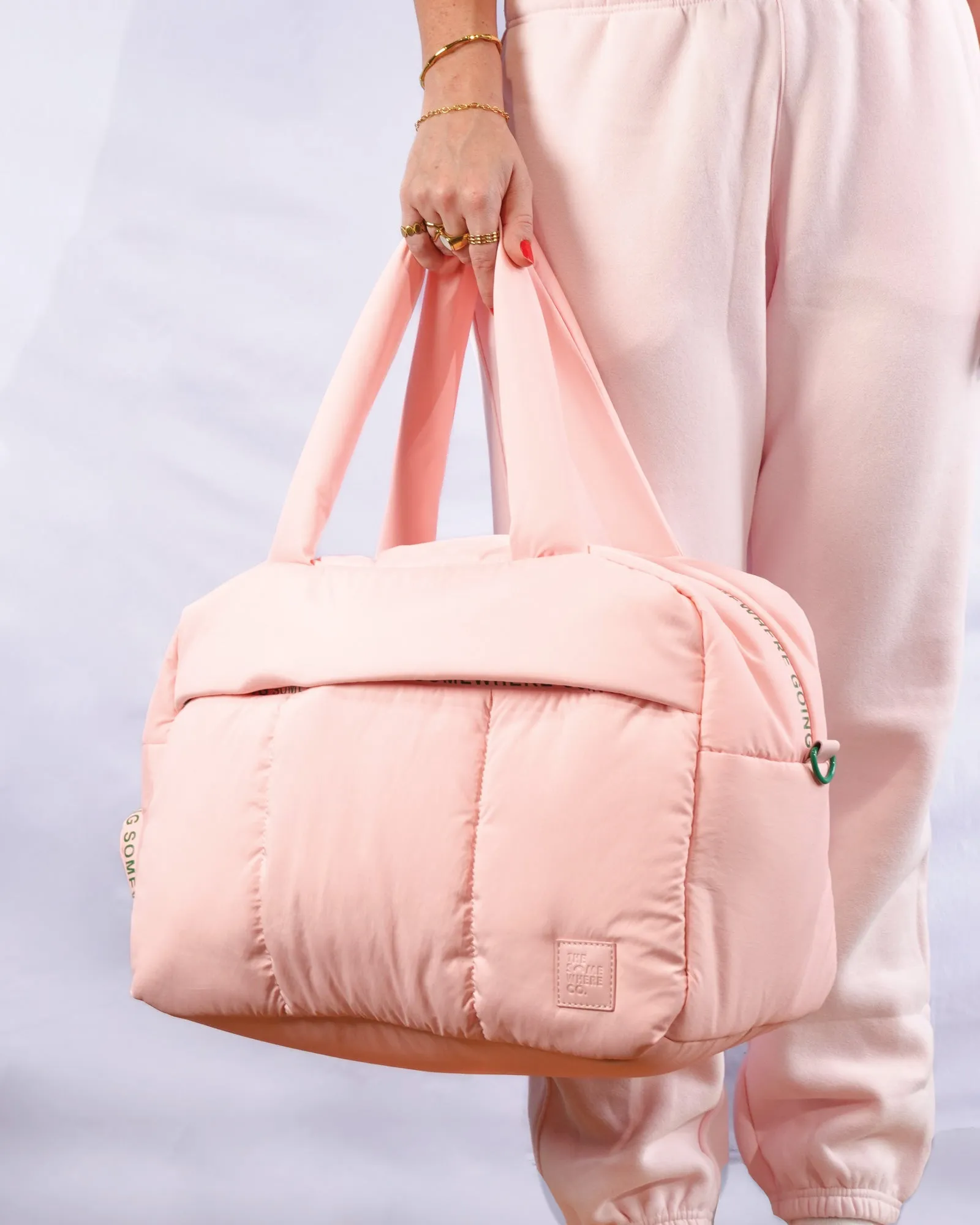 Baby Pink Marshmallow Duffle Bag