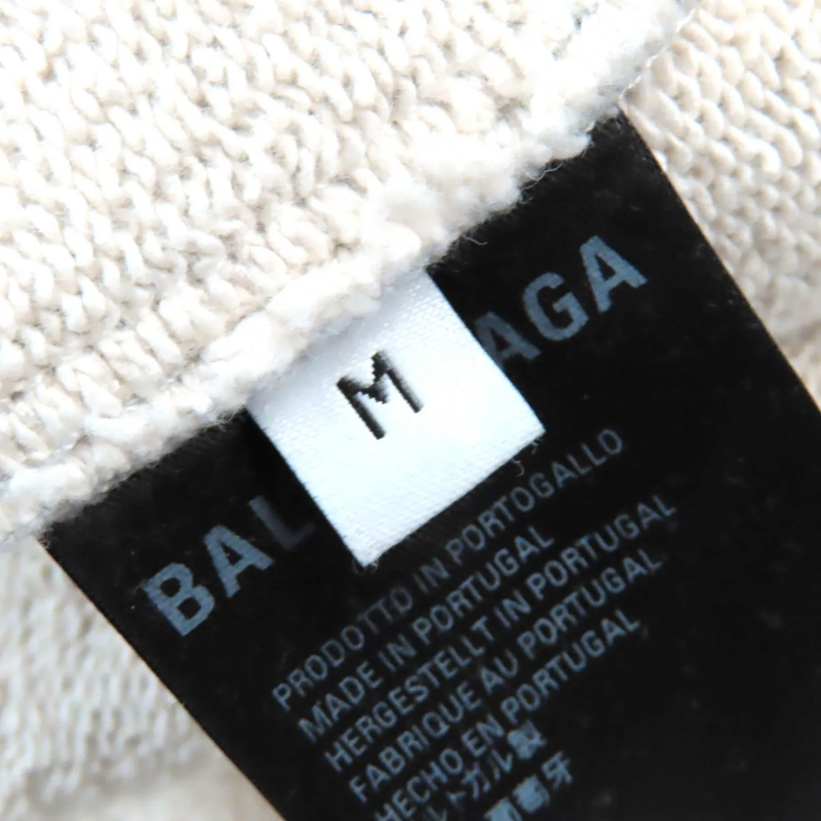 Balenciaga Cotton Back Logo Pullover Hoodie