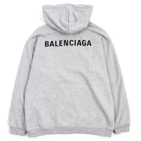 Balenciaga Cotton Back Logo Pullover Hoodie