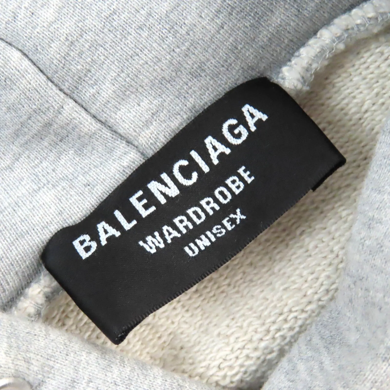 Balenciaga Cotton Back Logo Pullover Hoodie