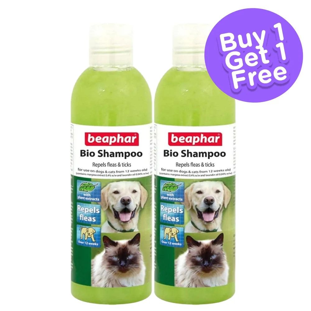 Beaphar Bio Shampoo for Dogs and Cats (Limited Shelf Life) (Buy 1 Get 1)