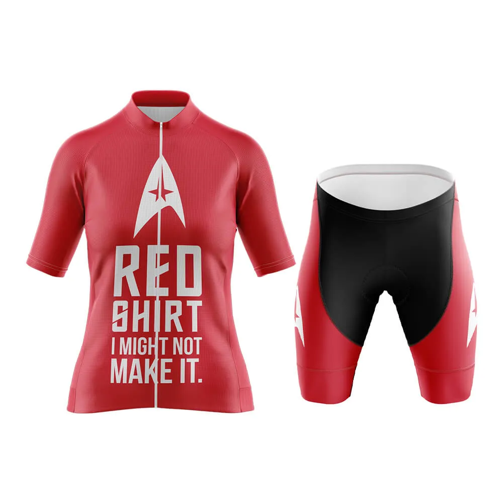 Bike Trek Red Shirt (V1) Aero Cycling Kit