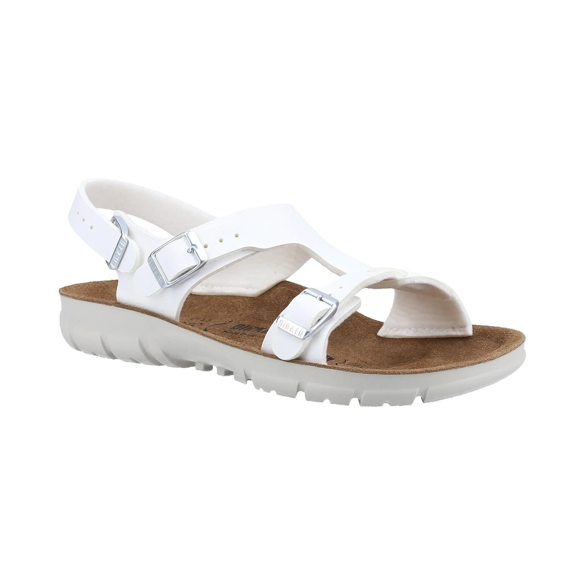 Birkenstock Saragossa Birko Flor Womens Sandal - White