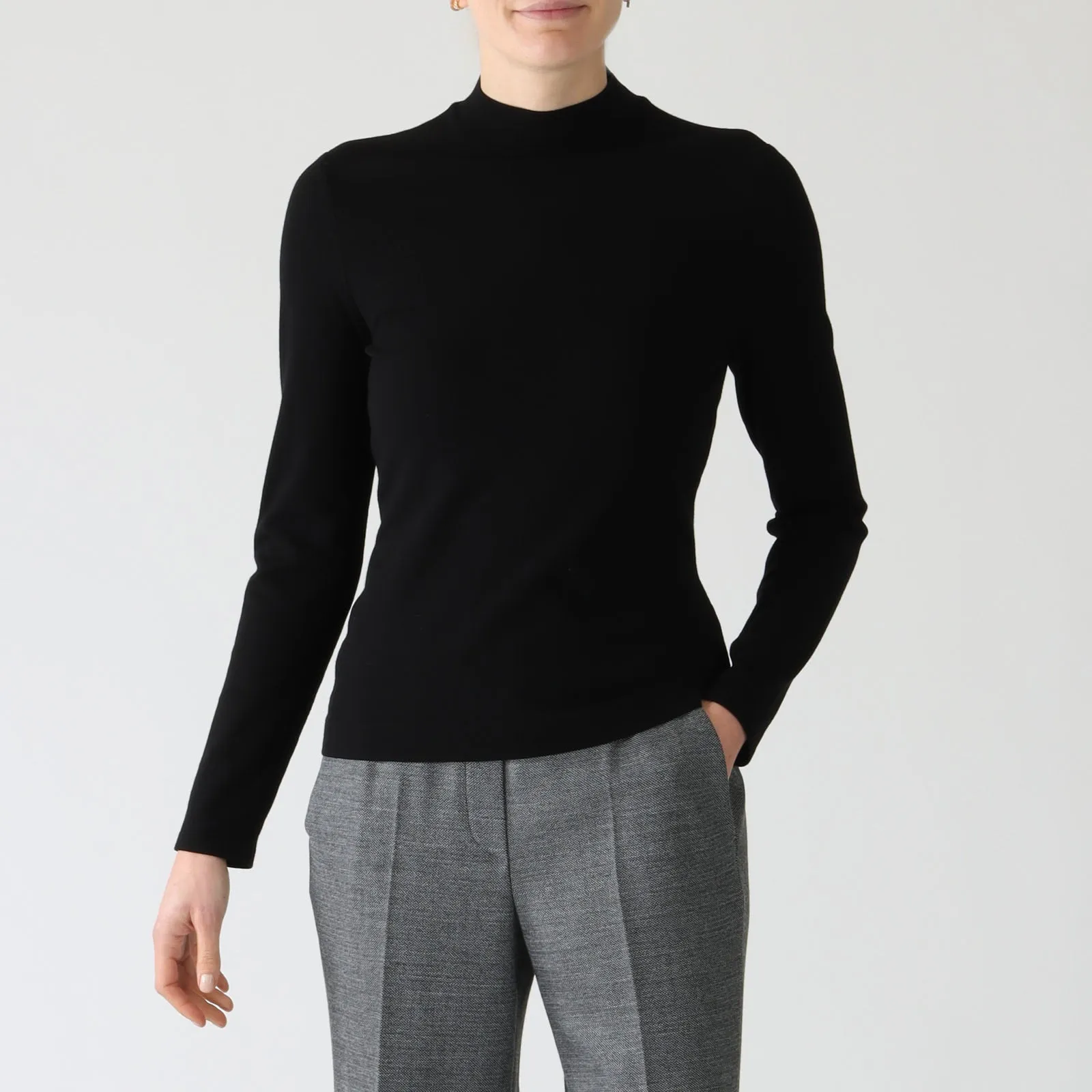 Black Turtle Neck Sweater