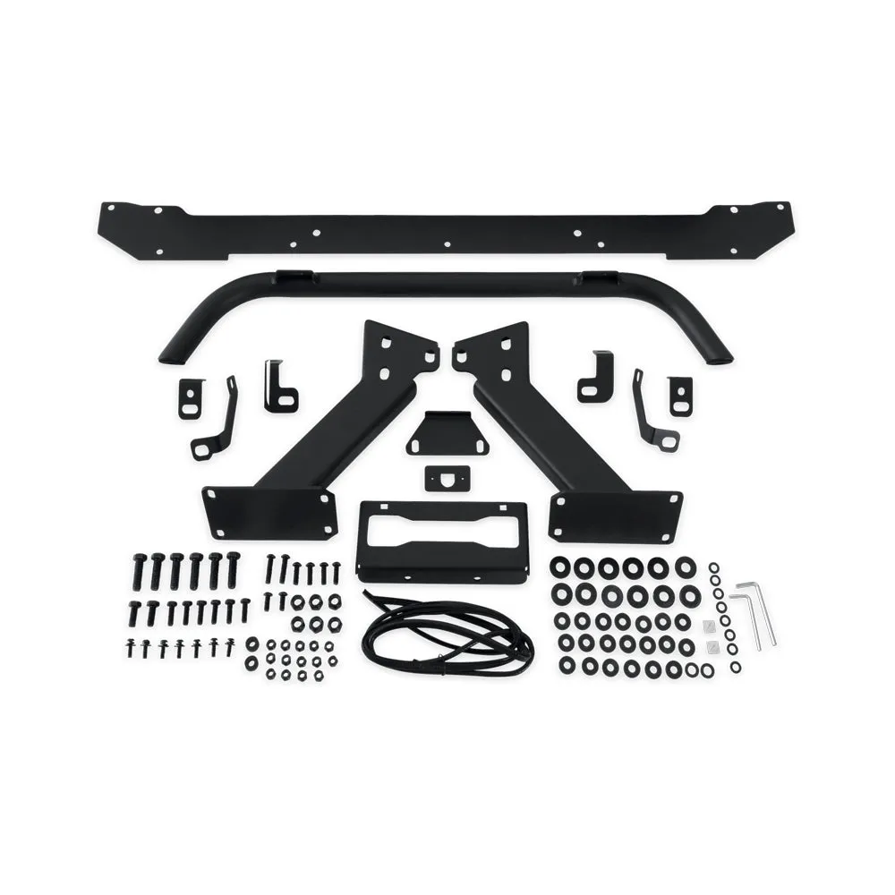 Body Armor 4x4 18  Subaru Crosstrek HiLine Front Winch Bumper (bodSU-19339)