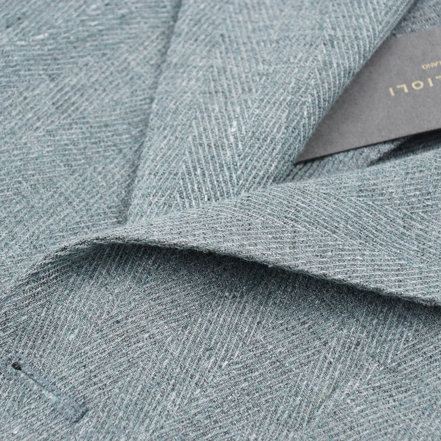 Boglioli Herringbone Linen Sport Coat