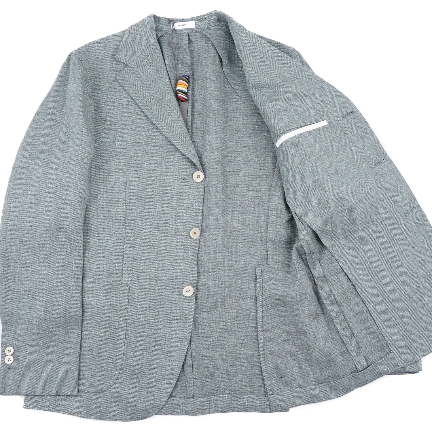 Boglioli Herringbone Linen Sport Coat