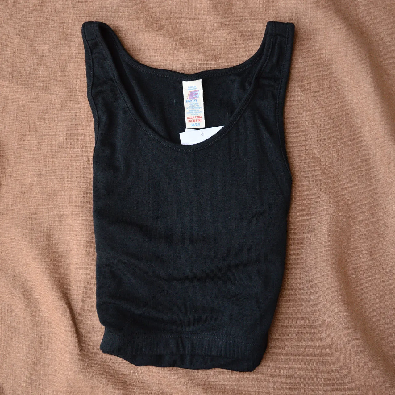 Breastfeeding/Maternity Tank in Merino/Silk