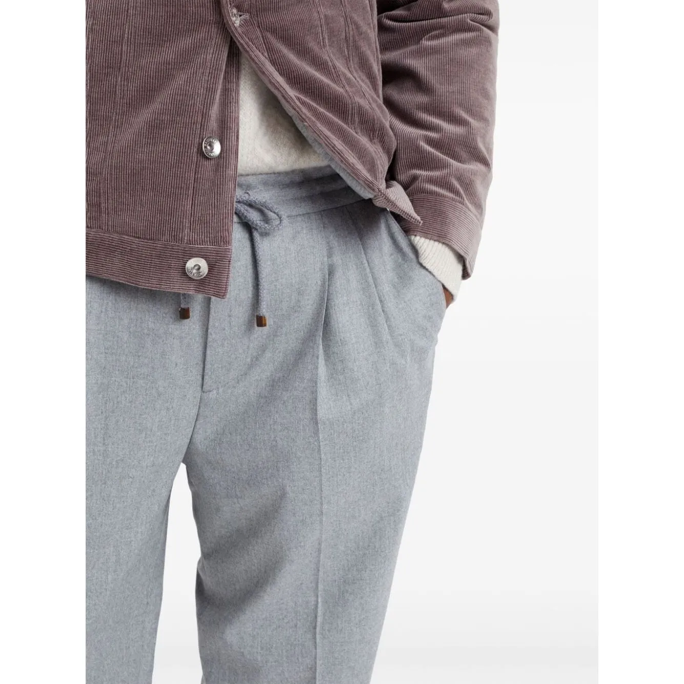 Brunello Cucinelli Trousers Light Grey