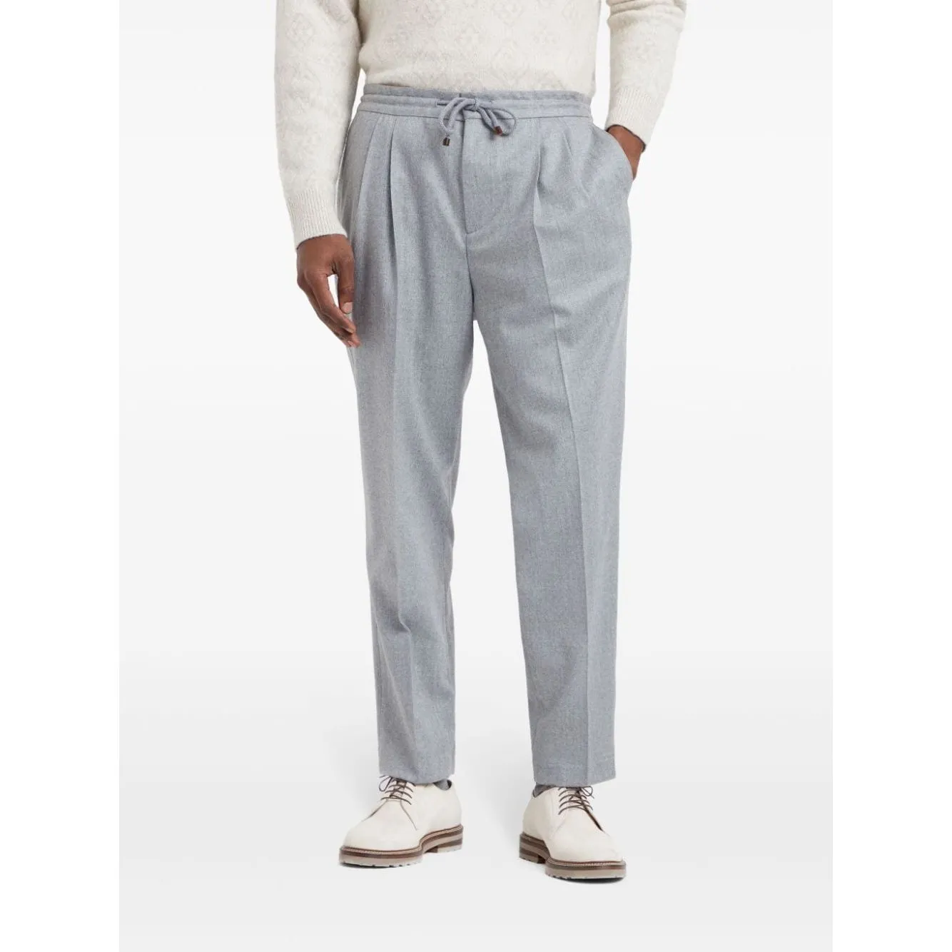 Brunello Cucinelli Trousers Light Grey