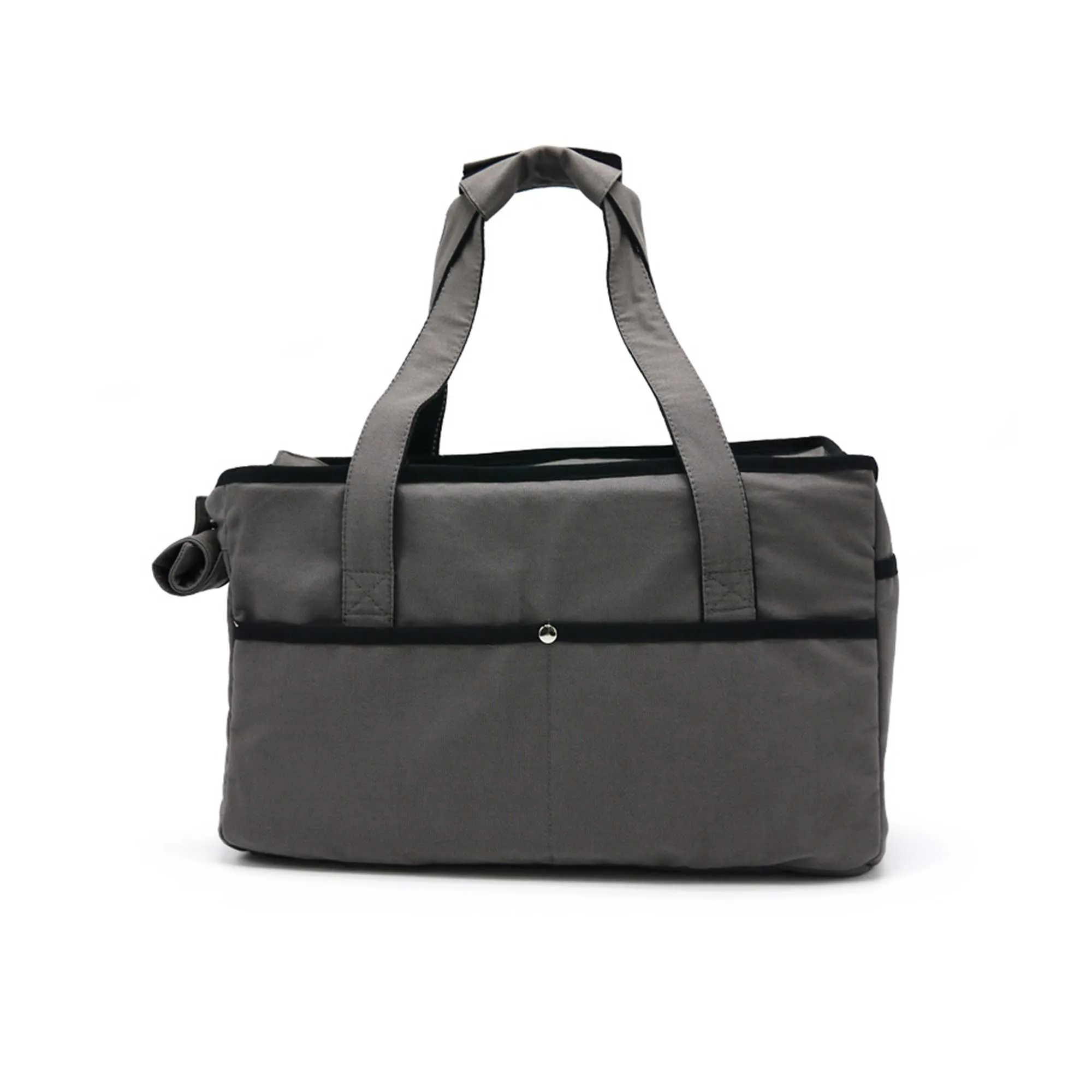 Buckle Tote Dog Carrier in Charcoal