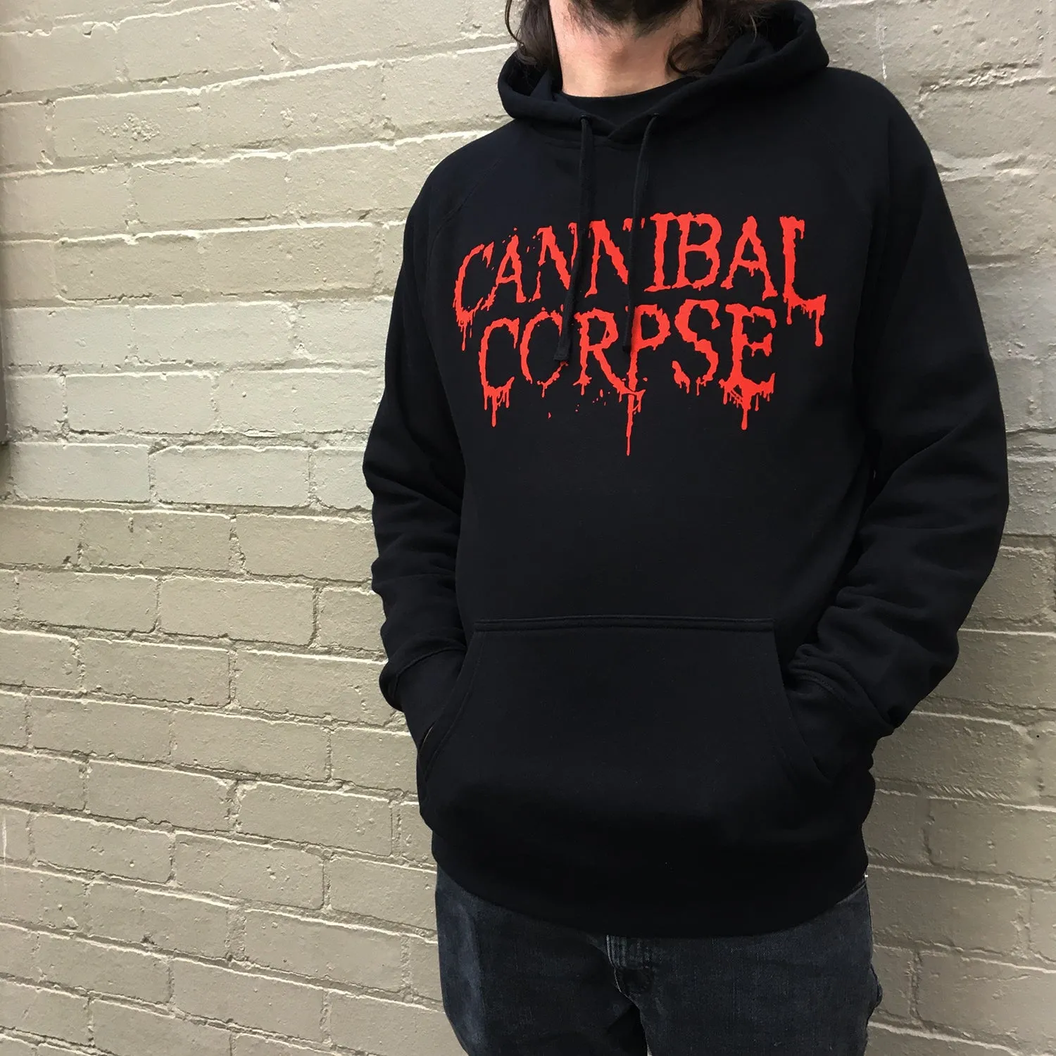 Cannibal Corpse Logo Pullover Hoodie (Black)