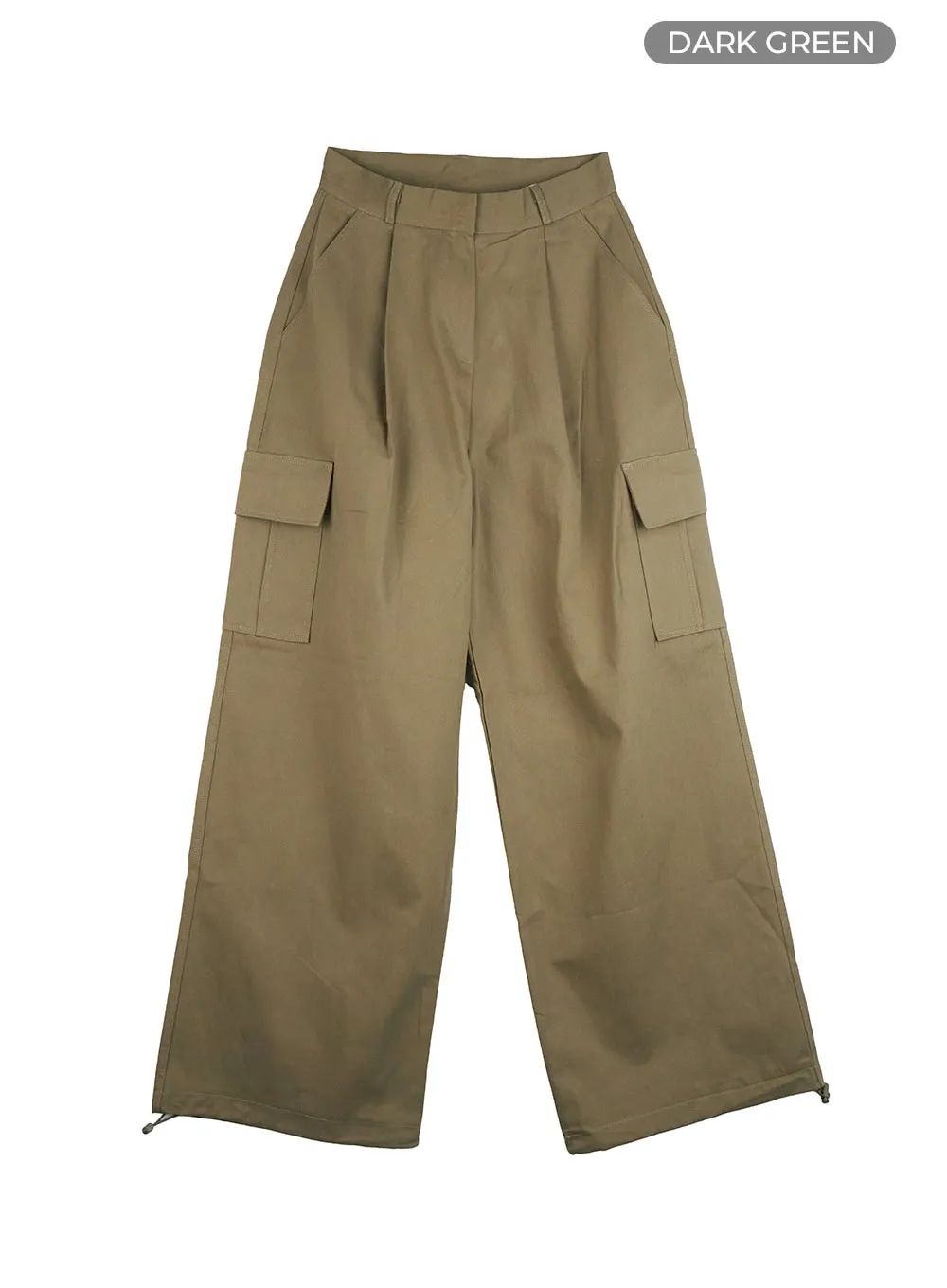 Cargo Cotton Wide Fit Pants OS409