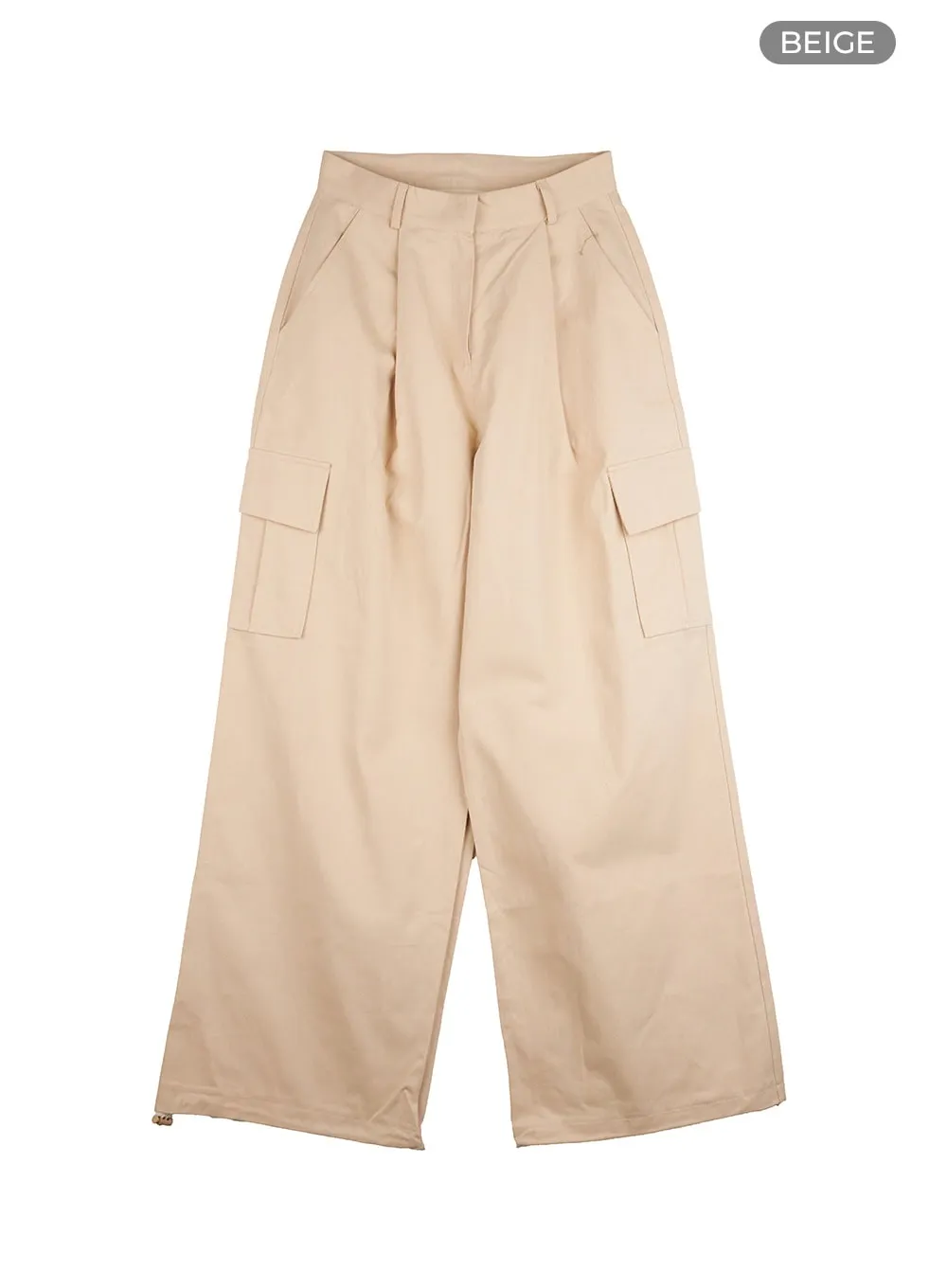 Cargo Cotton Wide Fit Pants OS409