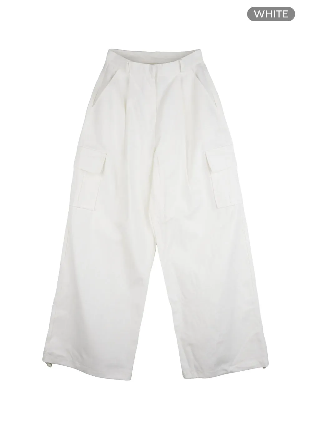 Cargo Cotton Wide Fit Pants OS409