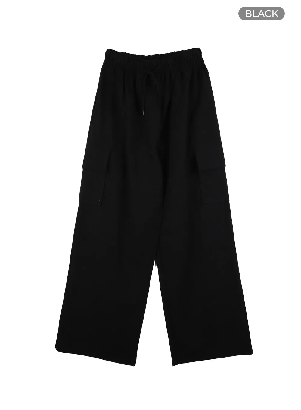 Cargo Wide Leg Banded Pants CA423