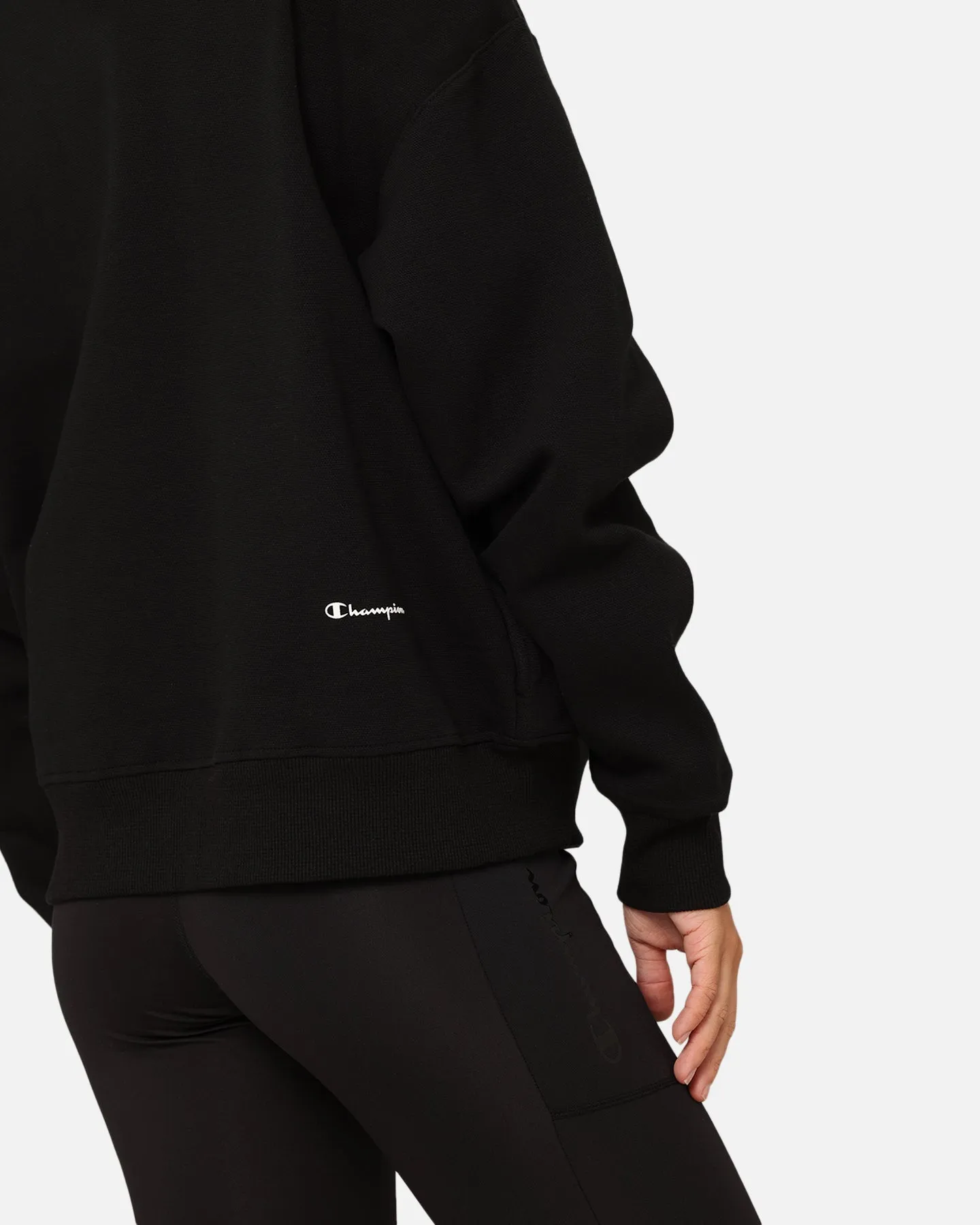 Champion Women's Rochester Base Quarter Zip Black