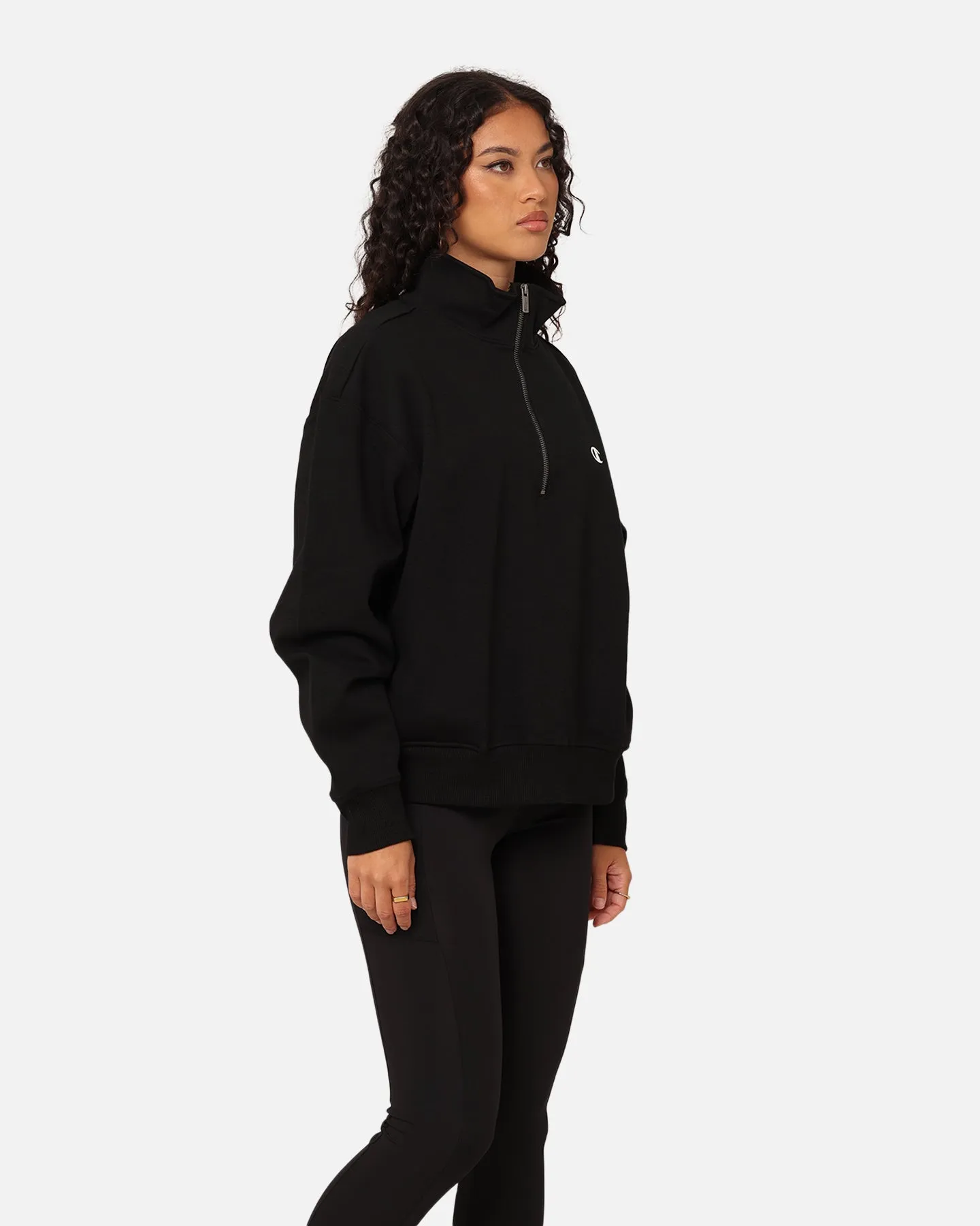 Champion Women's Rochester Base Quarter Zip Black