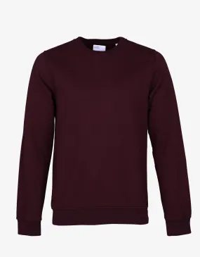 Classic Organic Crew - Oxblood Red