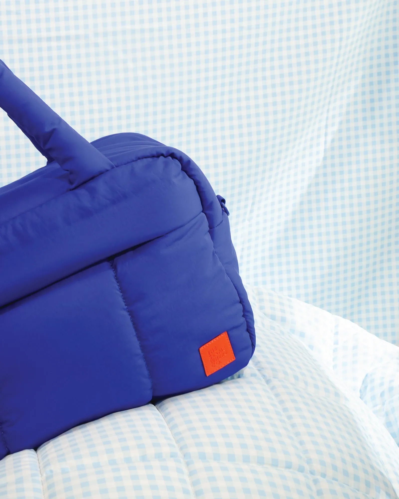 Cobalt Marshmallow Duffle Bag