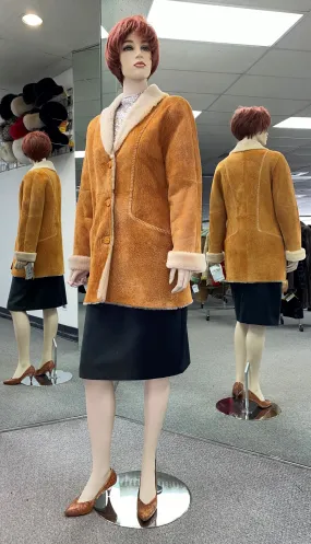 Cognac Shearling Jacket