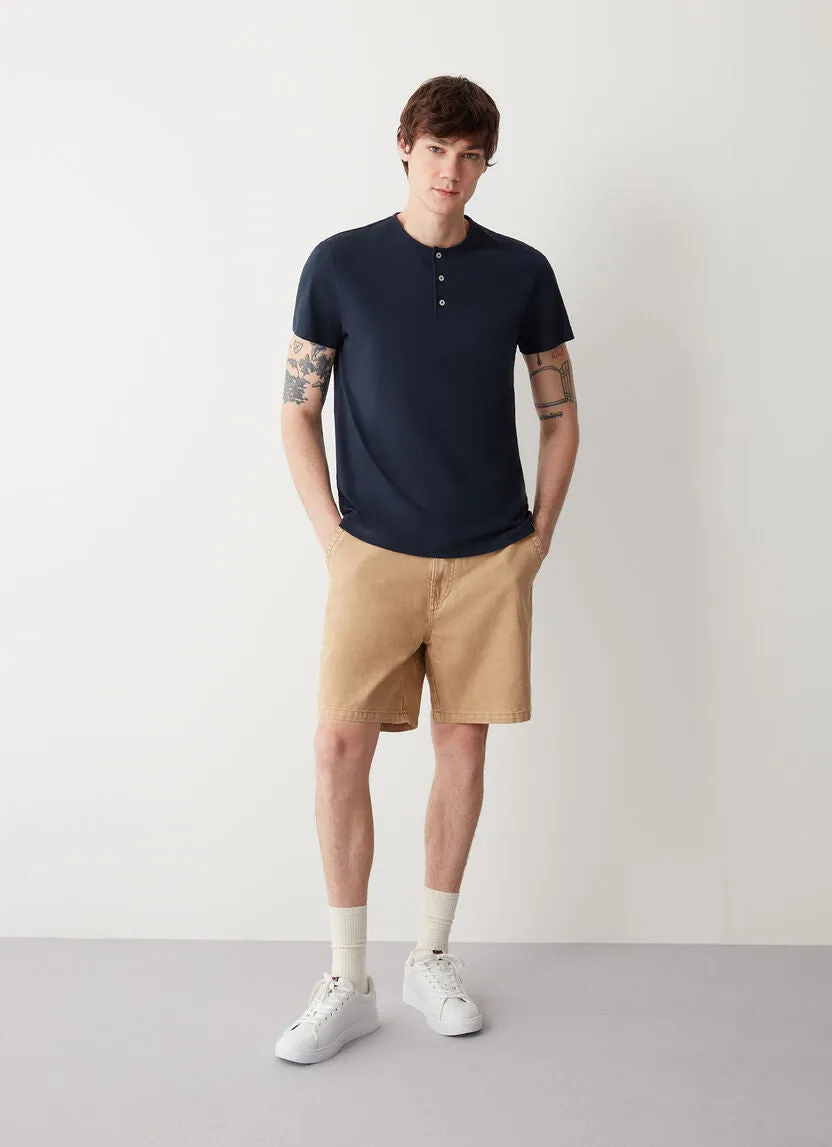 COLMAR Henley Tee Navy