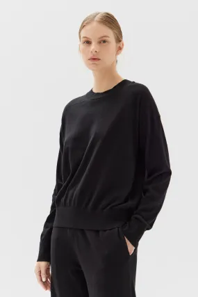 Cotton Cashmere Lounge Sweater