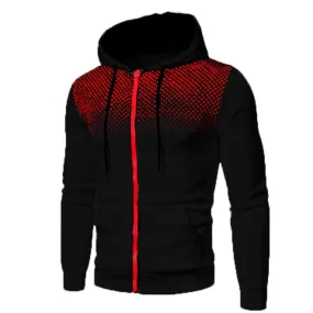 Covrlge Autumn Winter New Men&#39;s Casual Cardigan Hooded Sweatshirt 3D Printing Youth Men&#39;s Jacket Coat Streetwear Male MWW282