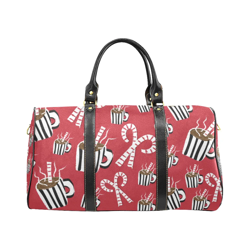 Custom Order - AMMA JO Cocoa and Candy Canes Duffle