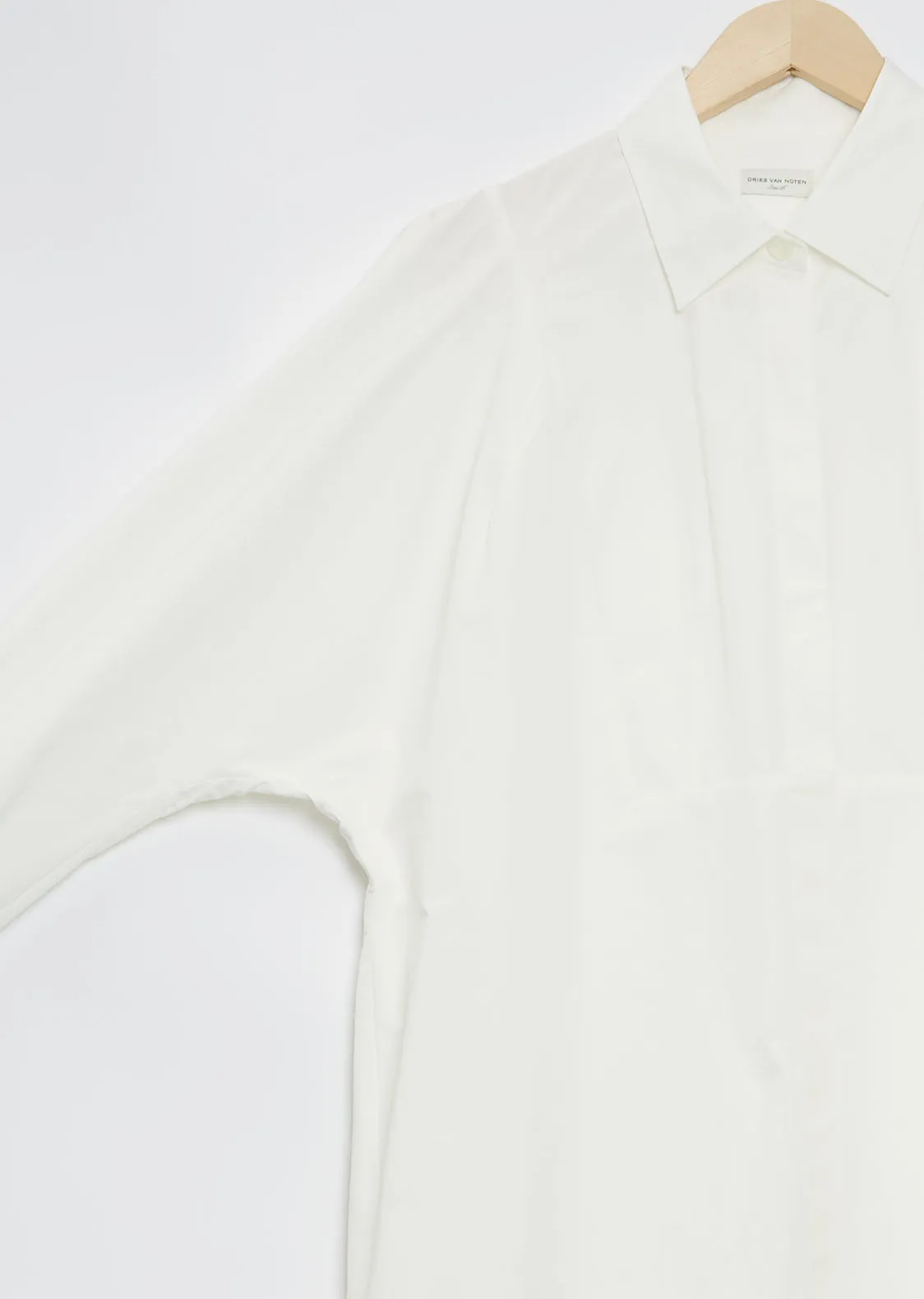 Dali Shirt Dress — White