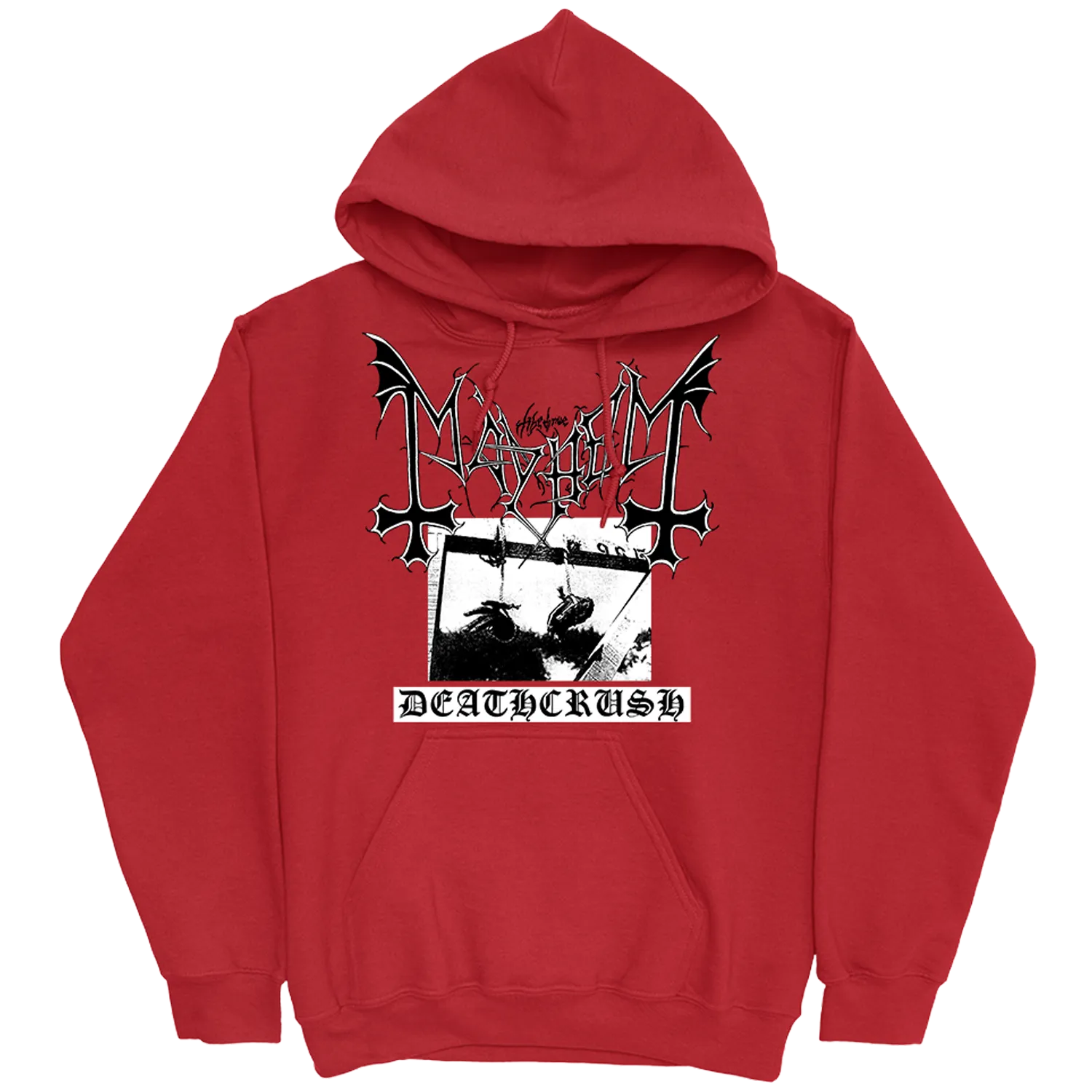 Deathcrush Pullover Hoodie (Red)