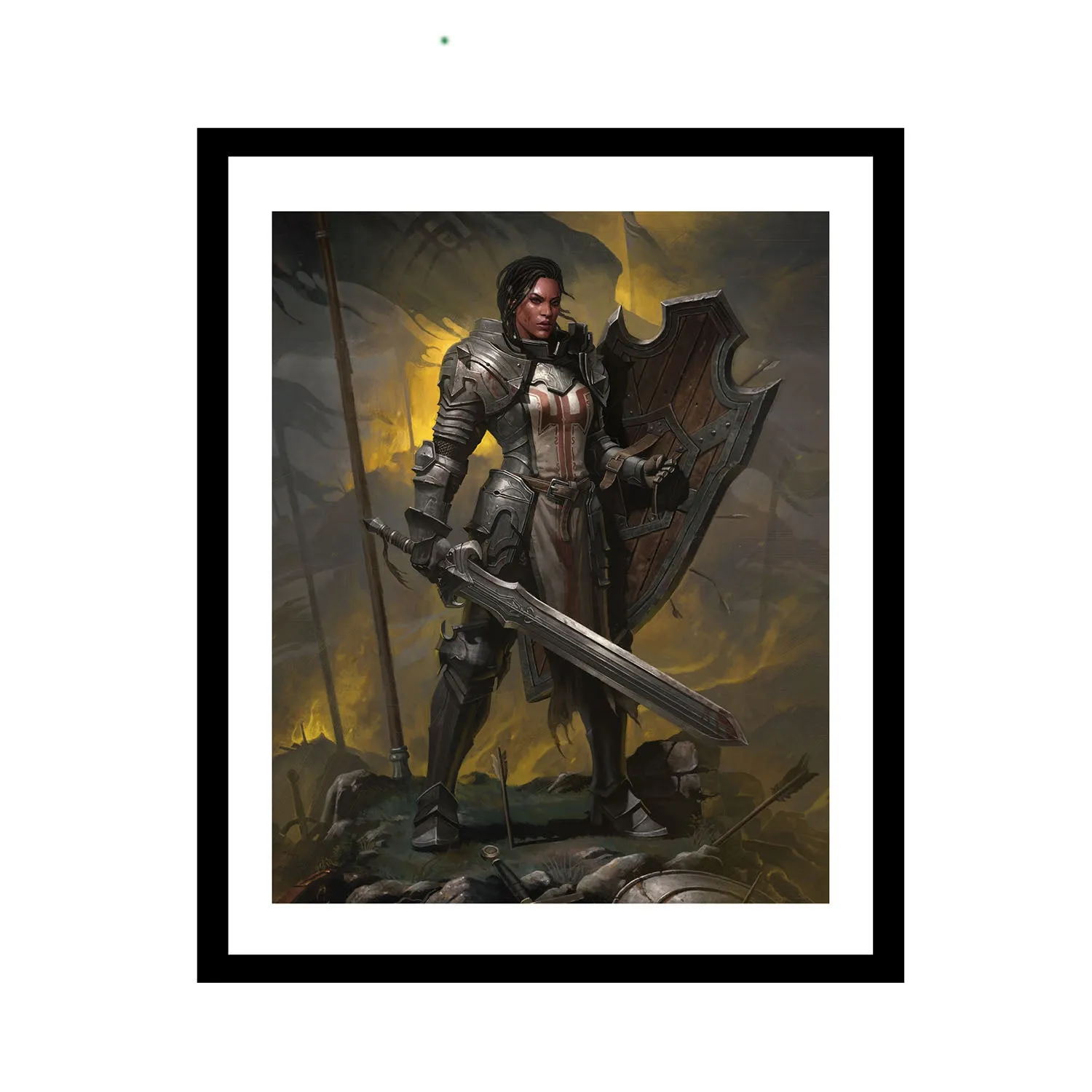 Diablo Immortal Crusader 40.5x51cm Framed Art Print