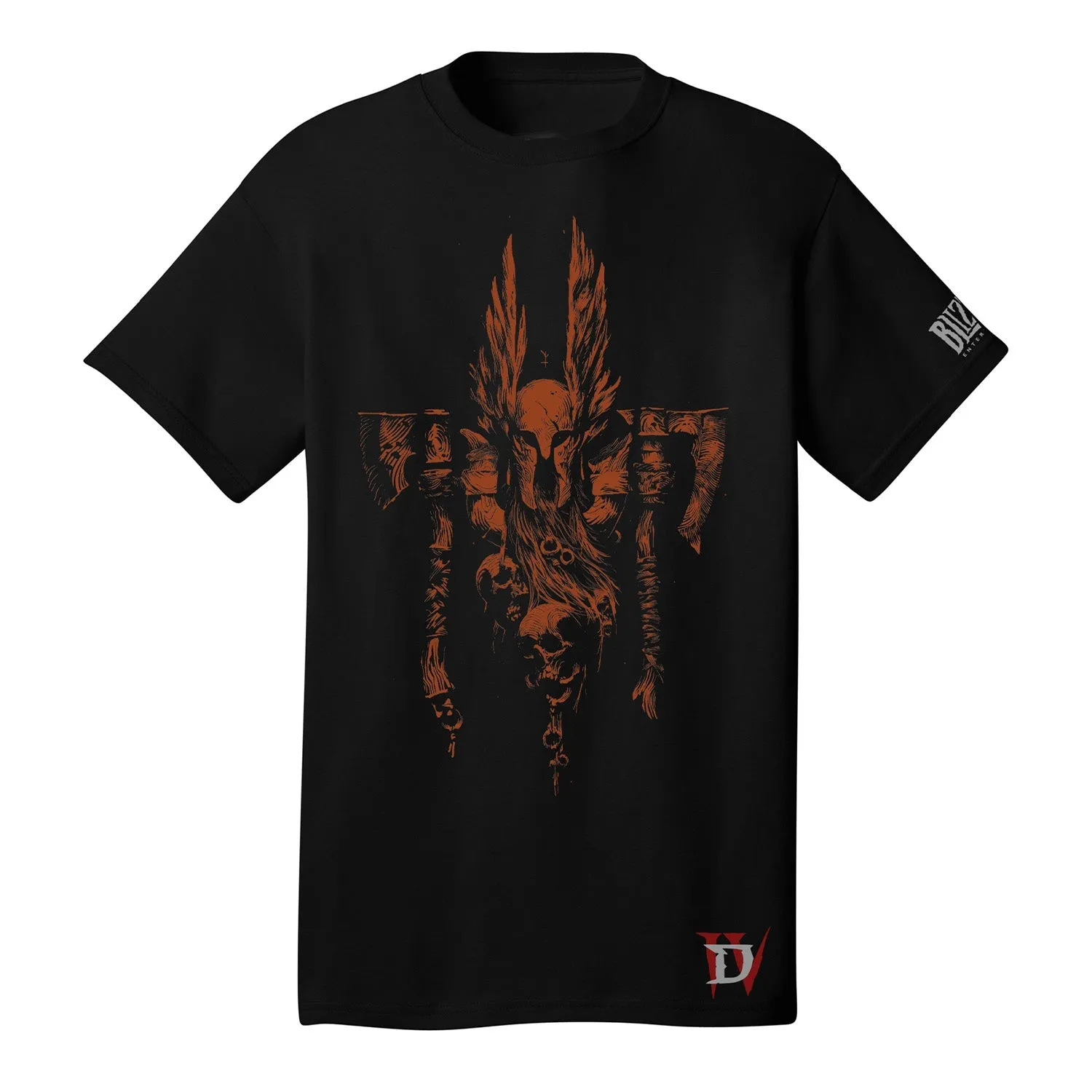 Diablo IV Barbarian Sigil Black T-Shirt