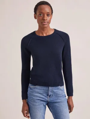 Drew Cashmere Jumper - Navy