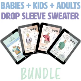 Drop Sleeve Sweater Babies   Kids   Ladies   Mens BUNDLE